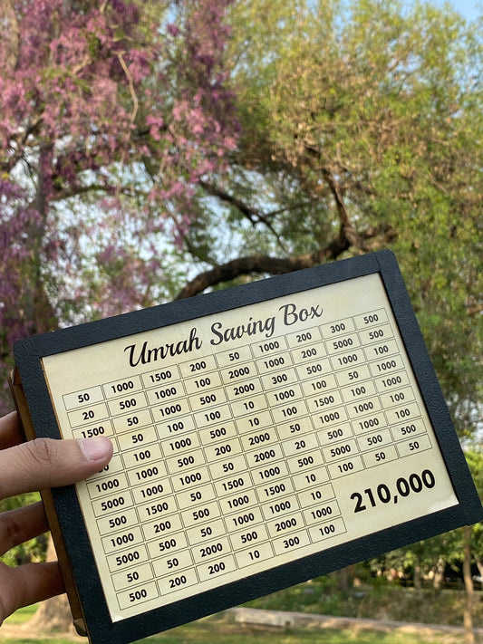 Umrah Saving Box – Stylish & Spiritual